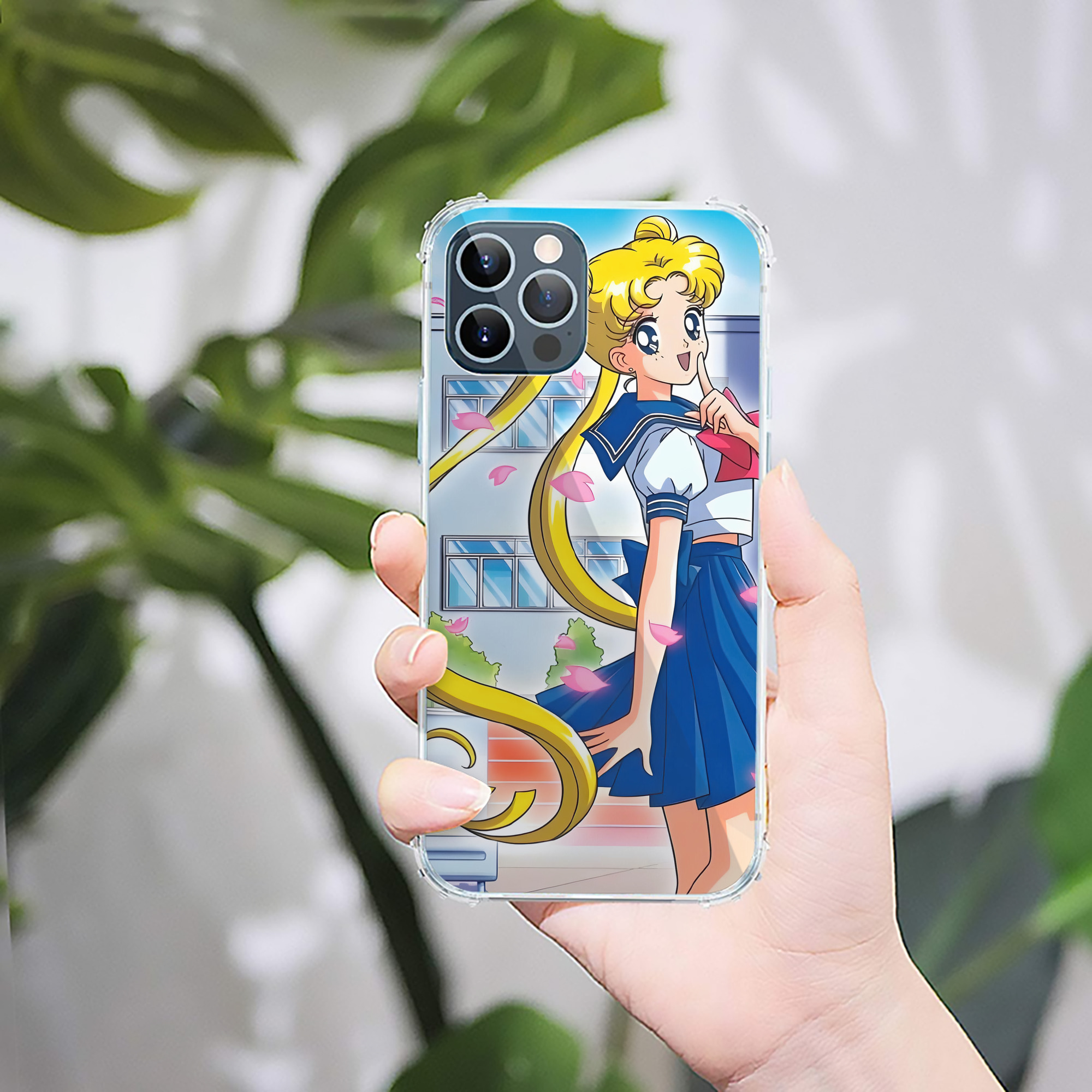 （画像用） 美少女戦士セーラームーン Sailor Moon 【iPhone 12シリーズ対応】透明スマホケース（クリアソフトケース）
